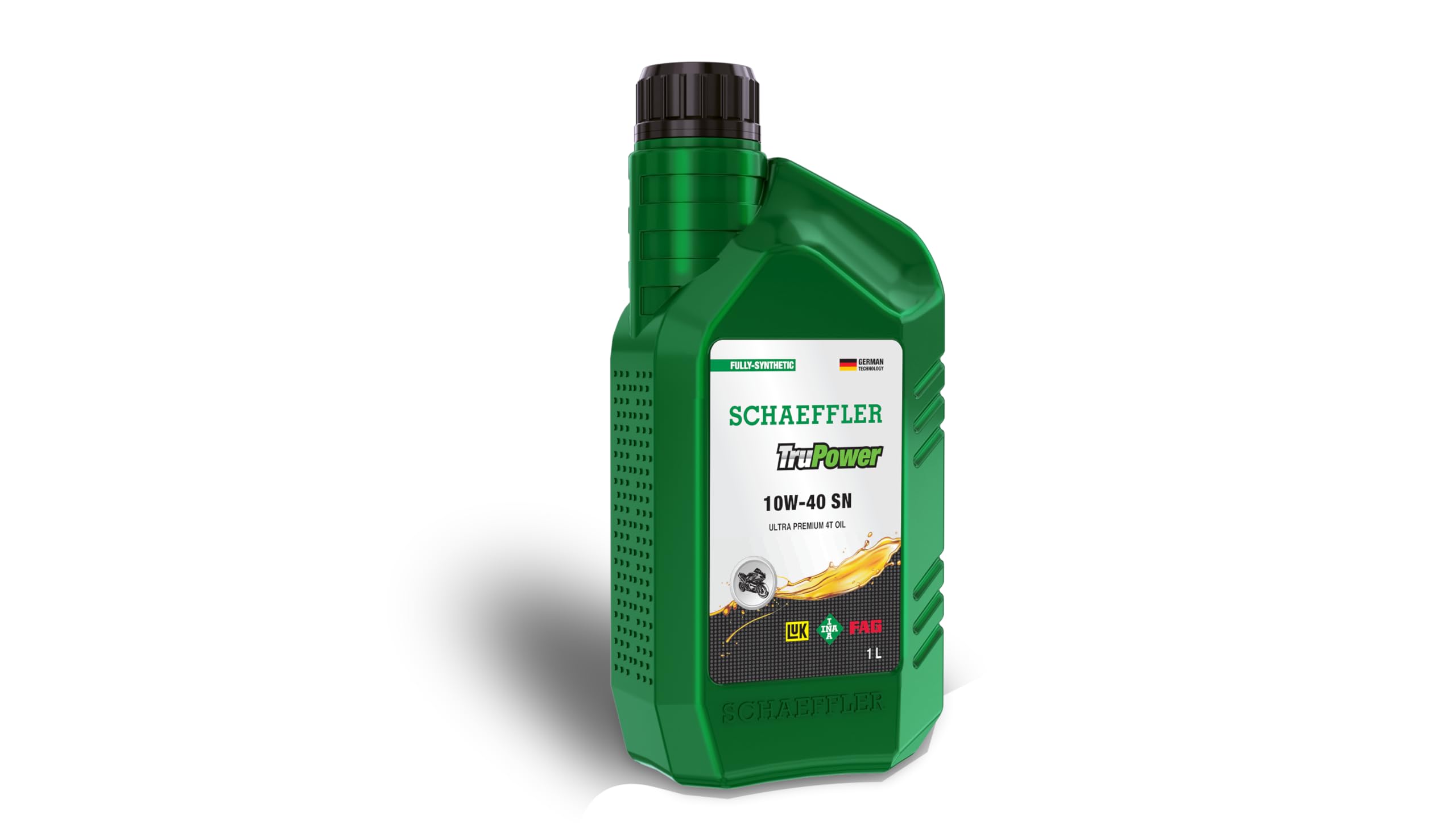 SCHAEFFLER TruPower 4T 10W-40 Fully Synthetic Engine Oil for Bikes & Two Wheelers | Ultra Premium High-speed Racer Oil for Petrol Bikes (SN, 1L)