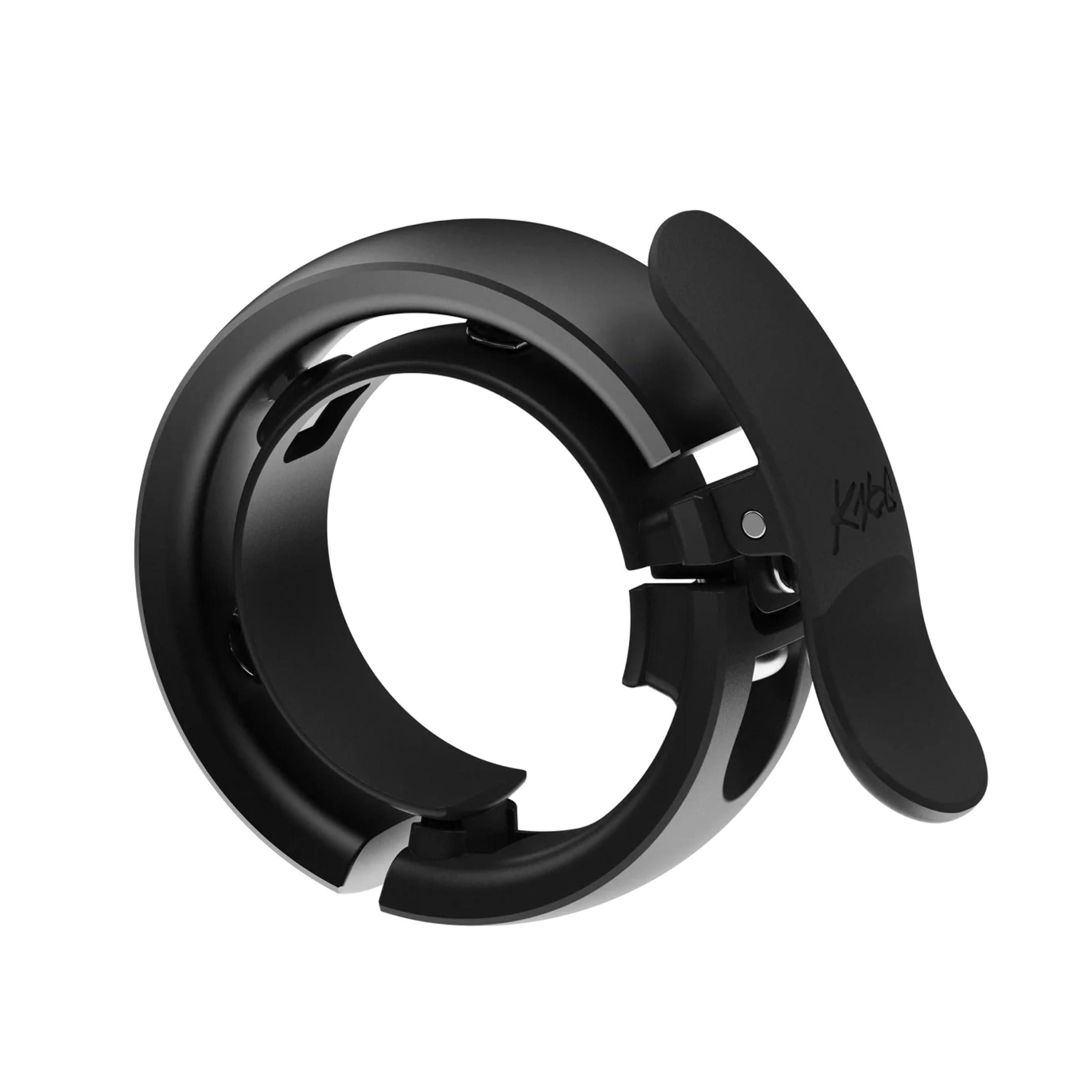 Knog Dzwonek rowerowy Oi Prima, antracyt, 23,8-31,8 mm, guzik