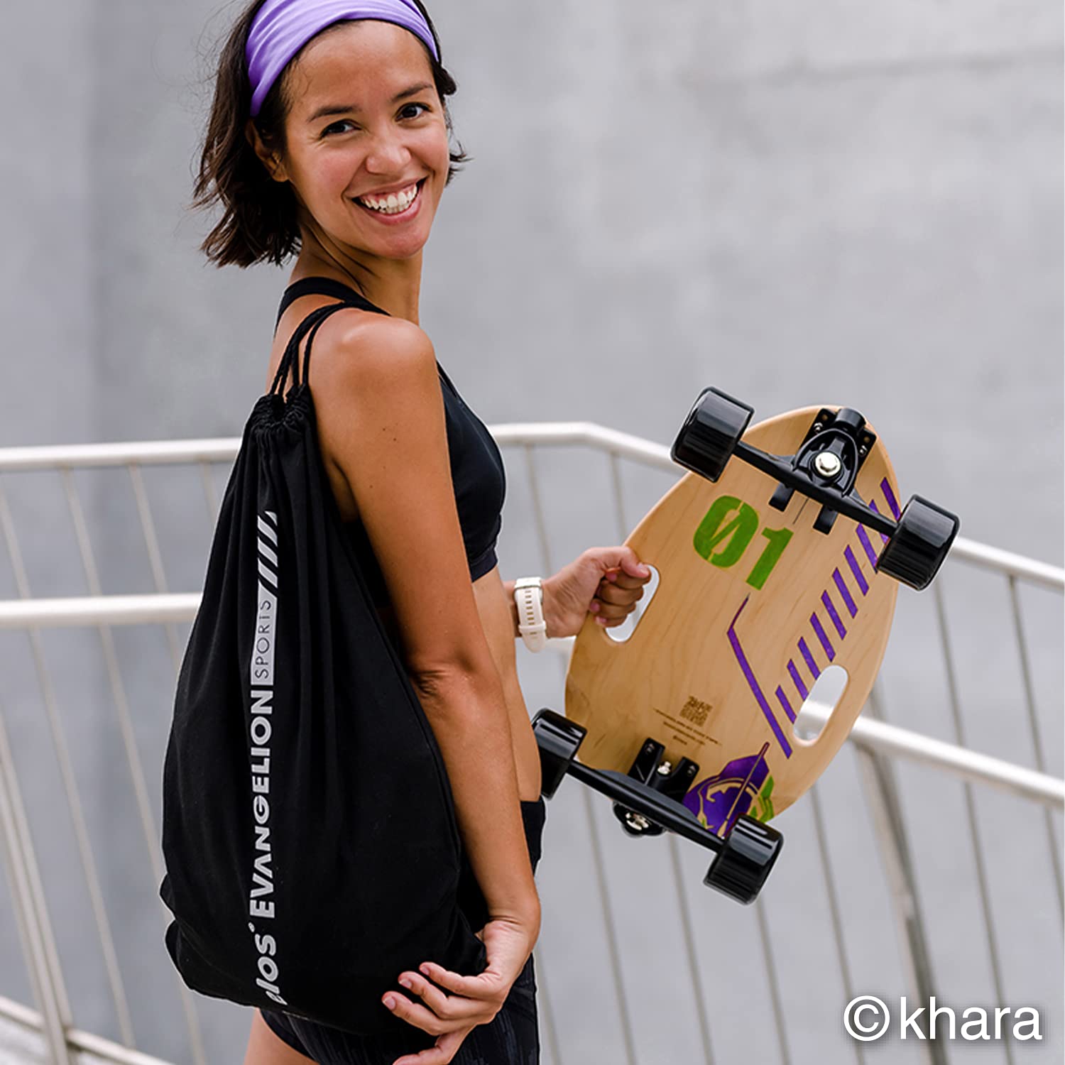 EVA-01 Art T-Shirt & Skateboard スケボー EVA-01 Art T-Shirt & Skateboard スケボー EVA-01 - Evangelion
