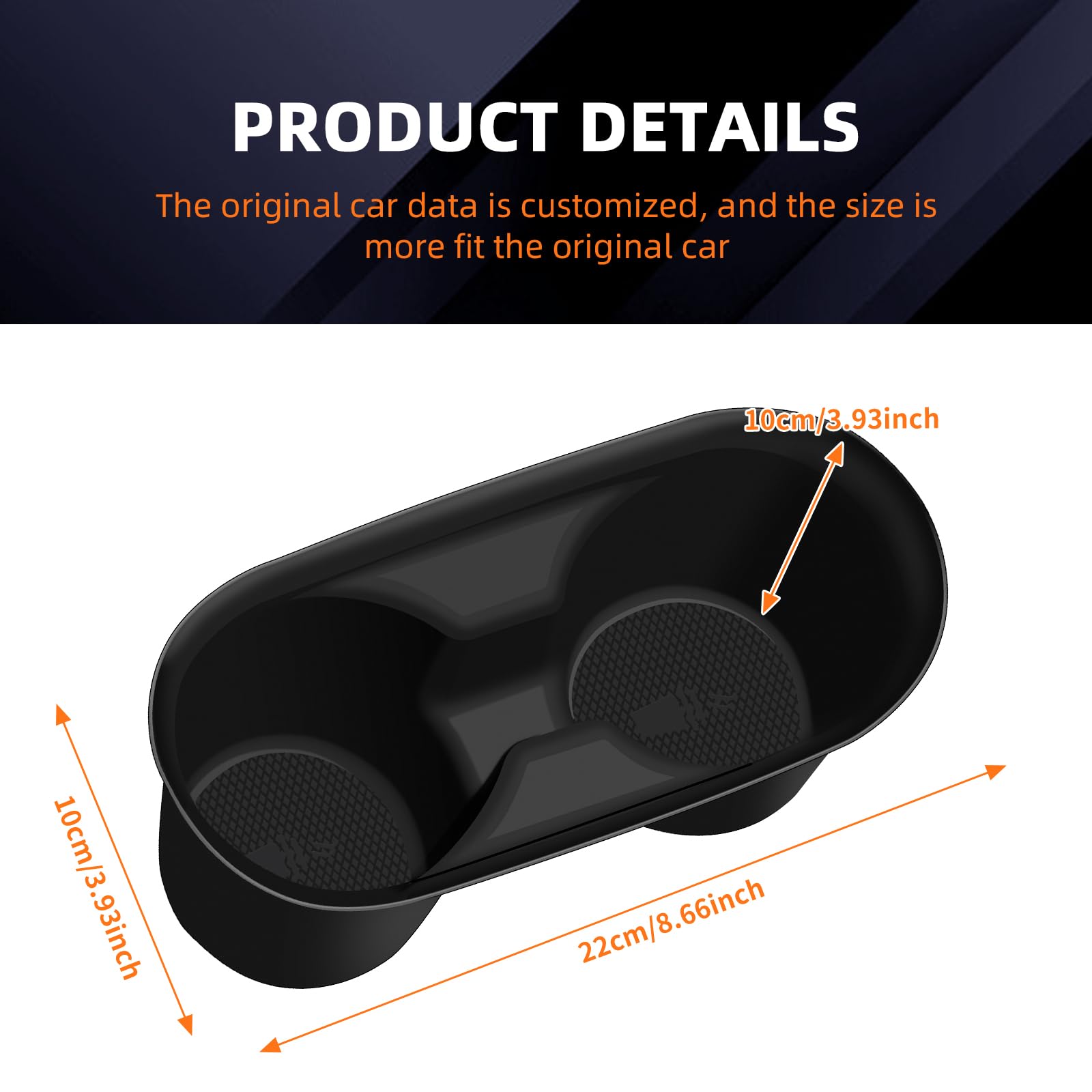 FDAIUN Non-Slip Center Cup Holder for 2021-2025 Toyota Corolla