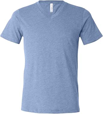 Bella Canvas Women's Short-Sleeve V-Neck Triblend T-Shirt - 3.4 Oz., Olive, Size S