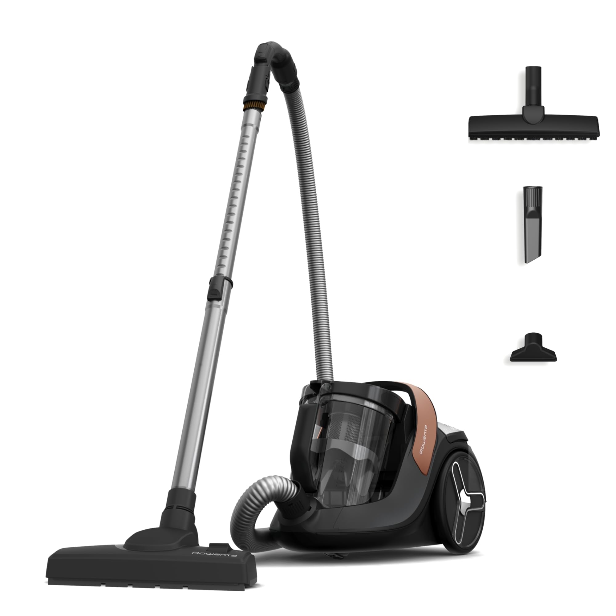Rowenta RO7C30EA Green Force Cyclonic Effitech Aspiradora sin bolsa, modelo para parqué, eficiencia energética