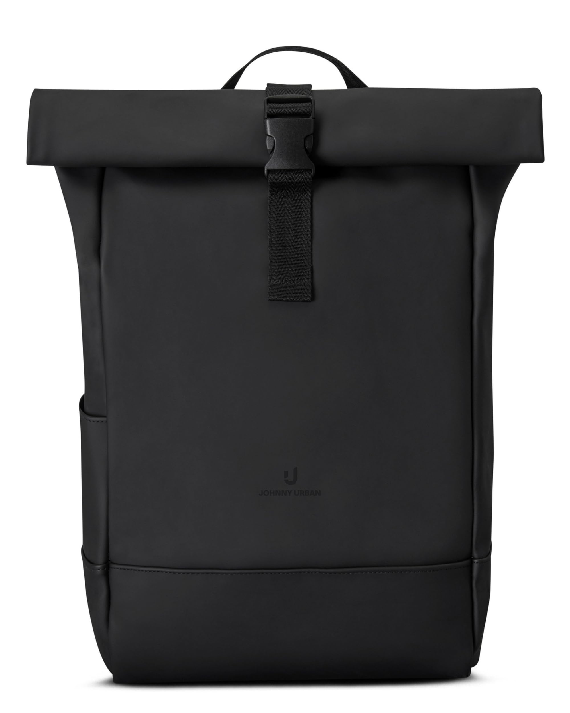 Johnny Urban Rucksack Damen & Herren - Harvey Medium - Rolltop Mit Laptopfach für Uni Business City - 15L - Matte PU Beschichtung - Wasserabweisend