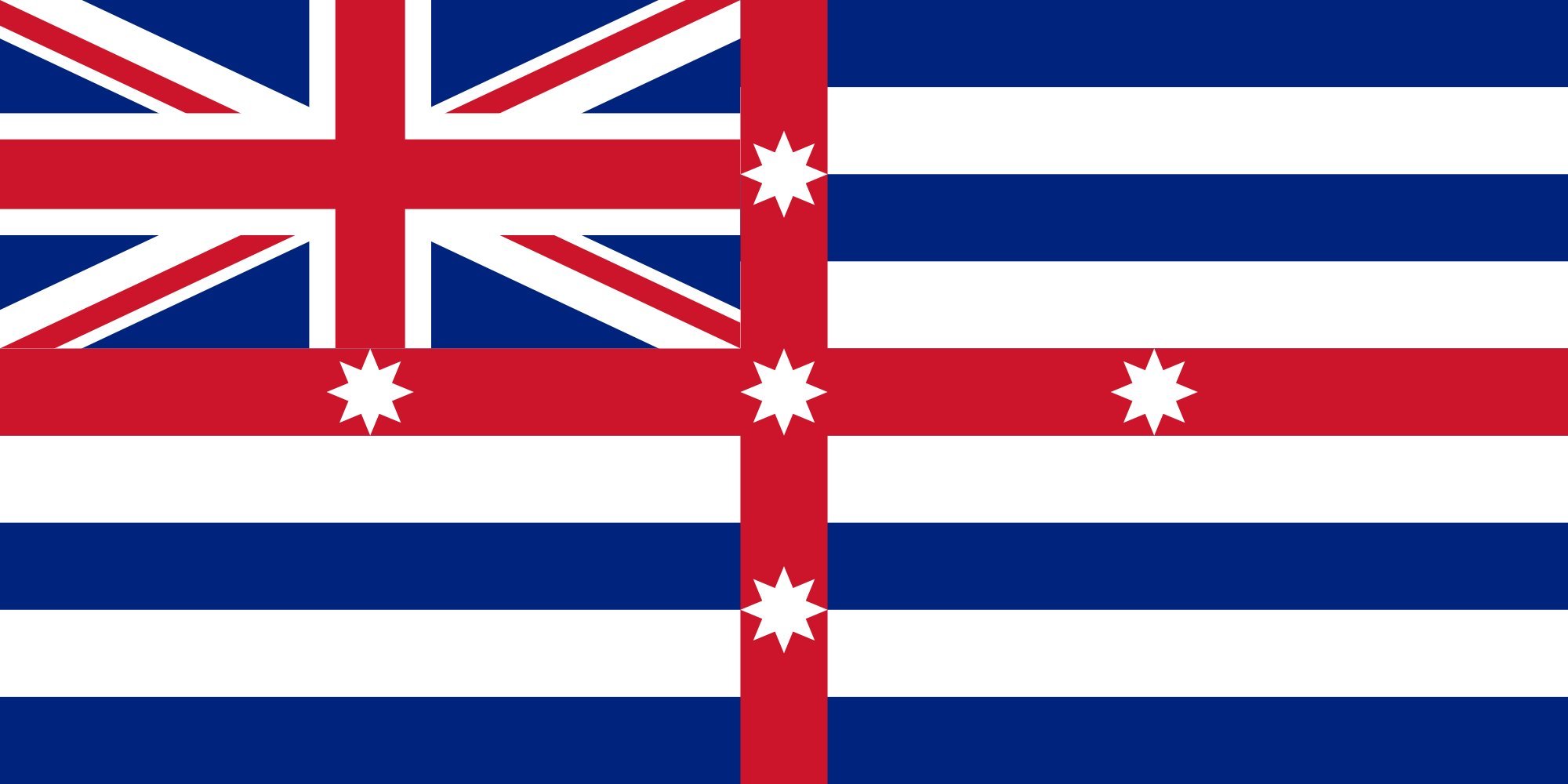 Drapeau Murray River Flag Combined grand modèle pour mât de pavoisement