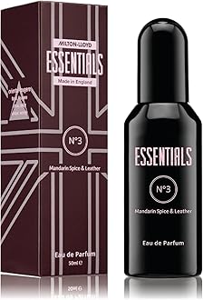 MILTON-LLOYD ESSENTIALS No 3 Perfume for Men. 50ml Eau de Parfum Men, Luxury Fragrance - Mens Aftershave, Long Lasting Fragrance for Men by Milton-Lloyd