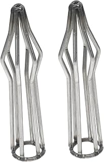 YARNOW 2 Peças De Plugue De Aço De Pato Assado Acessórios De Grelha De Aço Inoxidável Acessórios De Frango Rack De Torrador De Pato Suporte De Frango Para Churrasco Torrador De Aves Rack