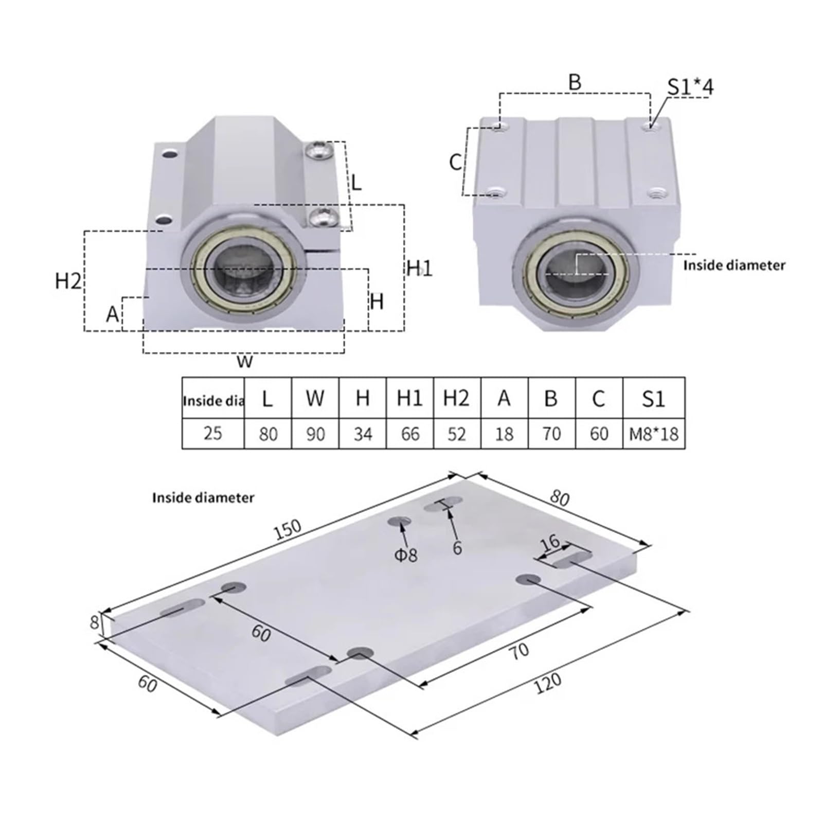 Precyzyjny uchwyt 3-szczękowy 100 mm i 4-szczękowy uchwyt 80 mm do routera, stolarki, maszyny do znakowania laserowego, osi obrotowej i maszyny do koralików(100 No Chuck)