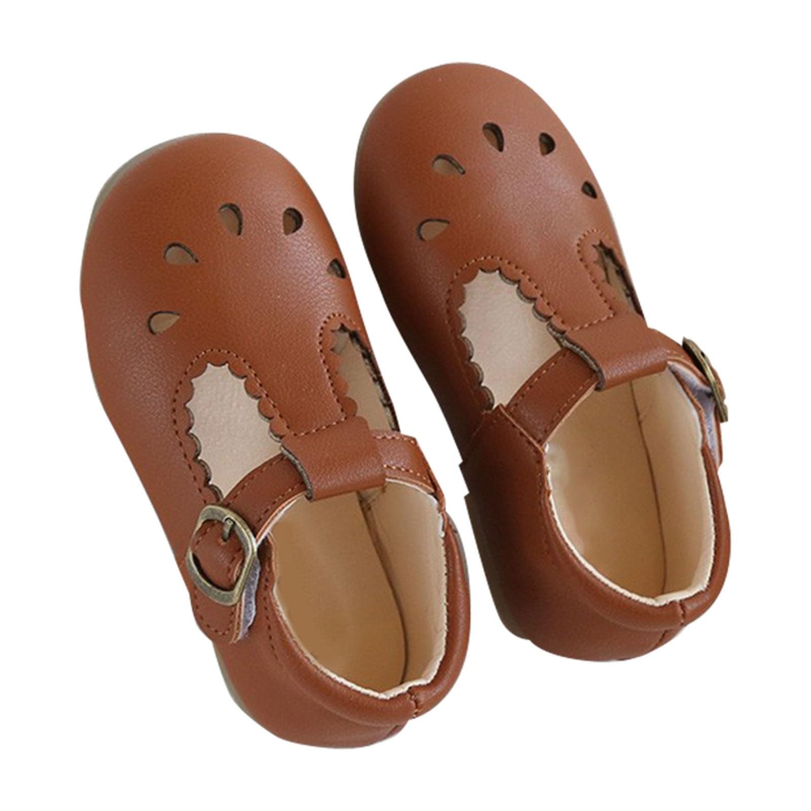 Chaussures Bébé Fille Mary Jane - Cuir Souple Anti-Dérapant - Nœud Papillon - Prémarcheurs 0-18 Mois