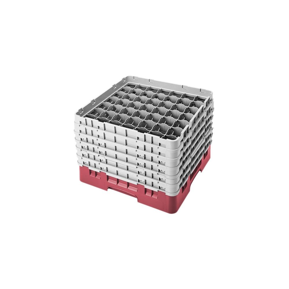 Camrack Glass Rack, W/6 Extenders, Full Size, 49 Compartments, 2-7/16'' Max. Dia., 11-3/4'' Max. (2 Pieces/Unit)