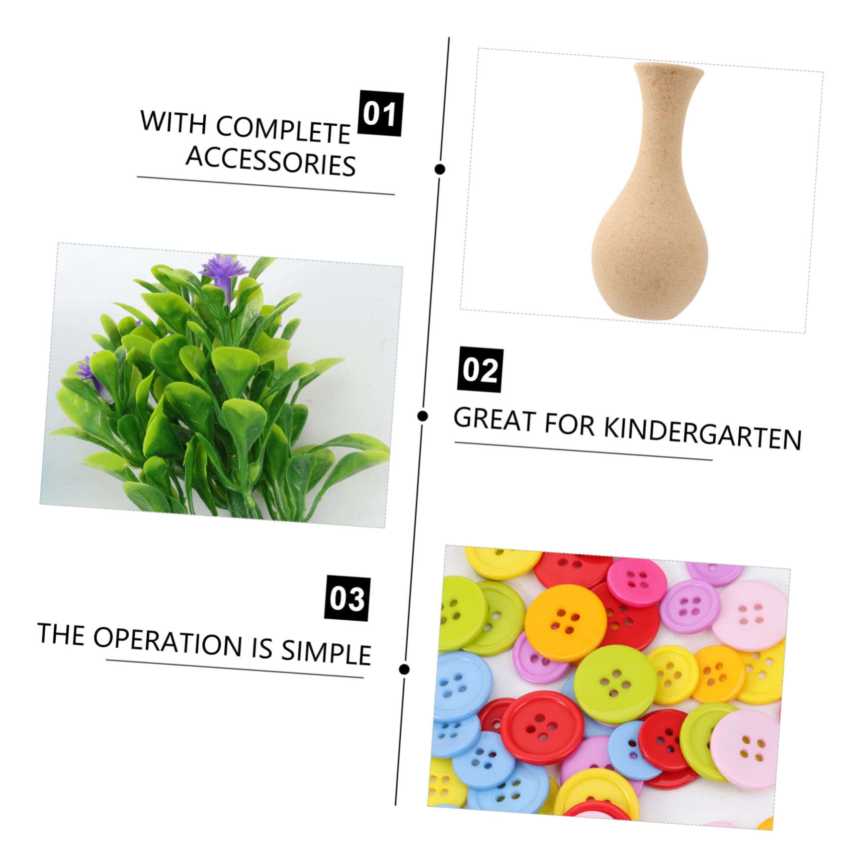 2 Juegos De Jarrón DIY Kit De Actividad DIY Kits De Proyecto De Bricolaje Florero Kit Para Manualidades Actividad DIY Para Niños Kit De Arte Florero Niños Arte Hecho A Mano Kit De