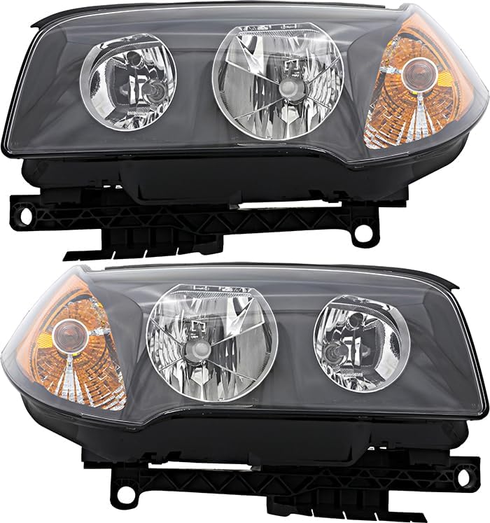 Amazon.com: For BMW X3 Headlights Lamps Set 2004 2005 2006 Halogen ...