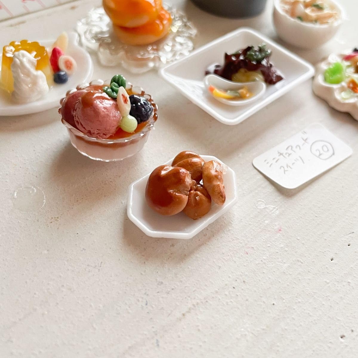 Amazon.co.jp: ⑳ ドールハウス ミニチュア ミニチュアスイーツ