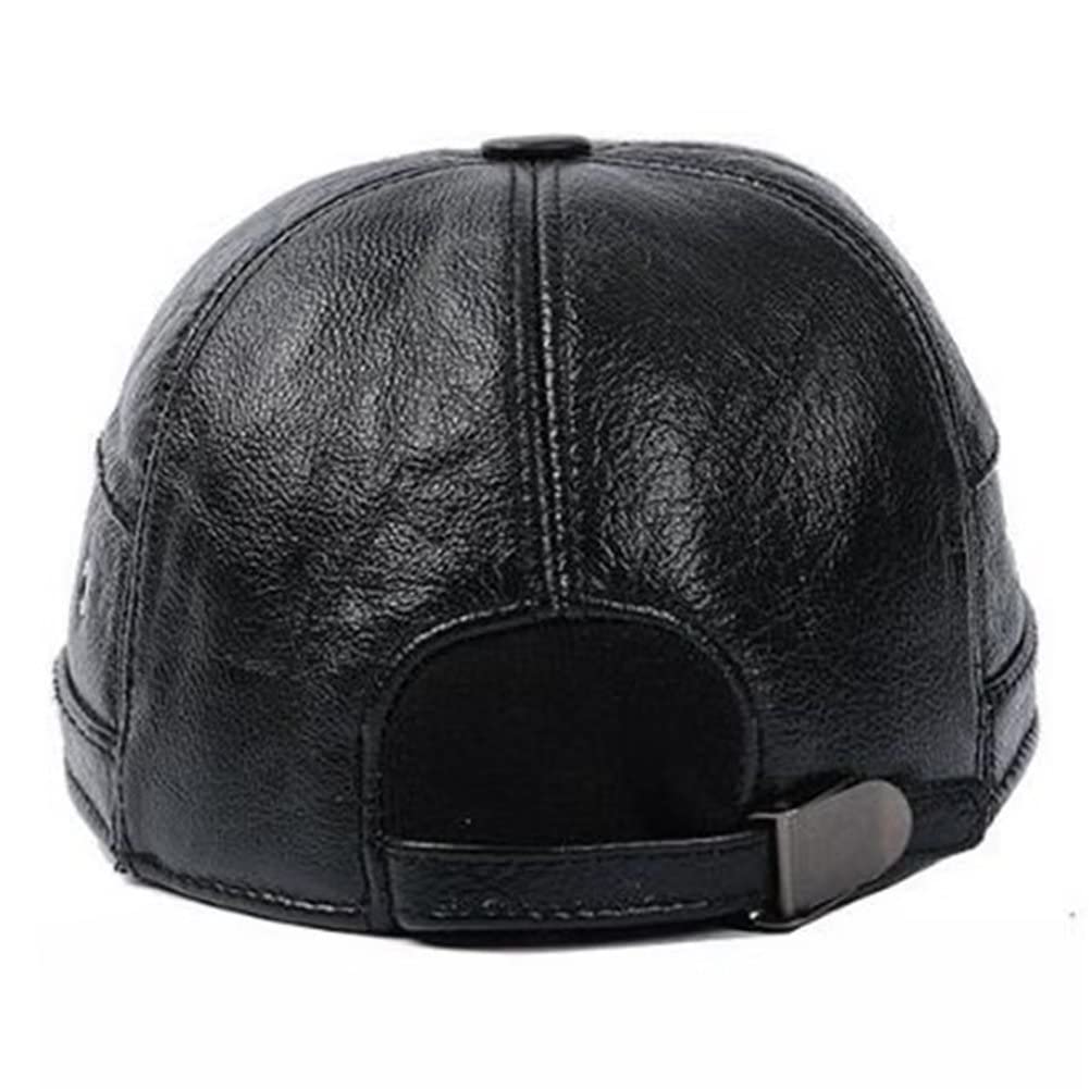 Cappello da Baseball da Uomo in Pelle Cappello da Sole Cappello Regolabile