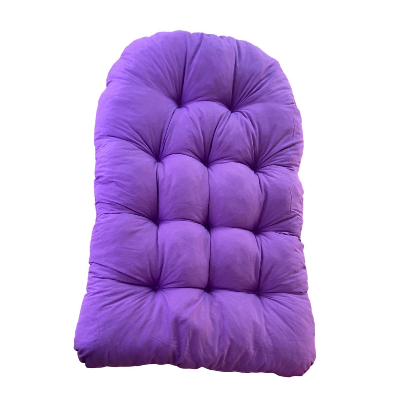 MERISHOPP® Hanging Egg Chair Cushion Soft Basket Chair Cushion for Outdoor Porch Garden Violet|Home & Garden | Yard, Garden & Outdoor Living | Patio & Garden Furniture |1 Hanging Egg Chair Cushion-image-19