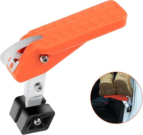 Miniatura 24 de COWVIE Escalón plegable para puerta de auto: Escalón para acceso al techo del vehículo para ambos pies, Escalera para la mayoría de SUV, Camiones