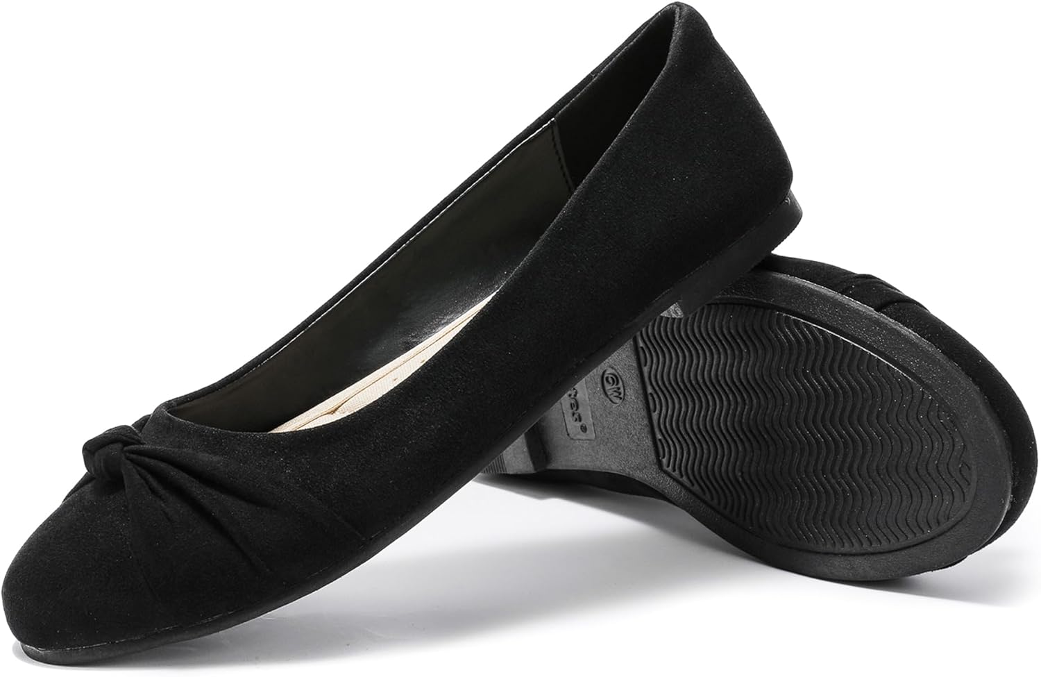 Veittes Women's Round Toe Wide Width Ballet Flats - Image 4