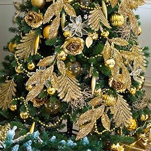 40piecesgoldglitteredartificialleafspraypicks12tallforchristmaswinterweddingwreathtreeswagfloralarrangmentvasebouquetstablecenterpiecesdecoration Urban Country Home Decor 40 pieces gold glittered artificial leaf spray picks 12 tall for christmas winter wedding wreath tree swag floral arrangment vase bouquets table centerpieces decoration urban country home decor