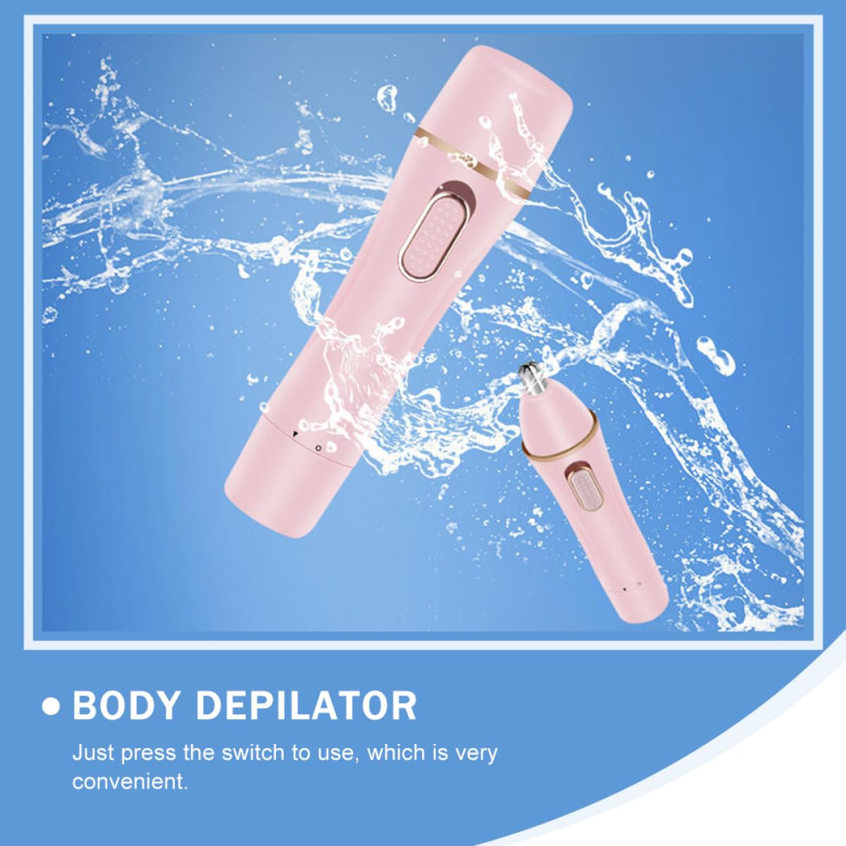 Healeved 2sätze -rasierer Für Damen Augenbrauen-trimmer Tragbares Ergonomisches Design Für Gesicht Beine Und