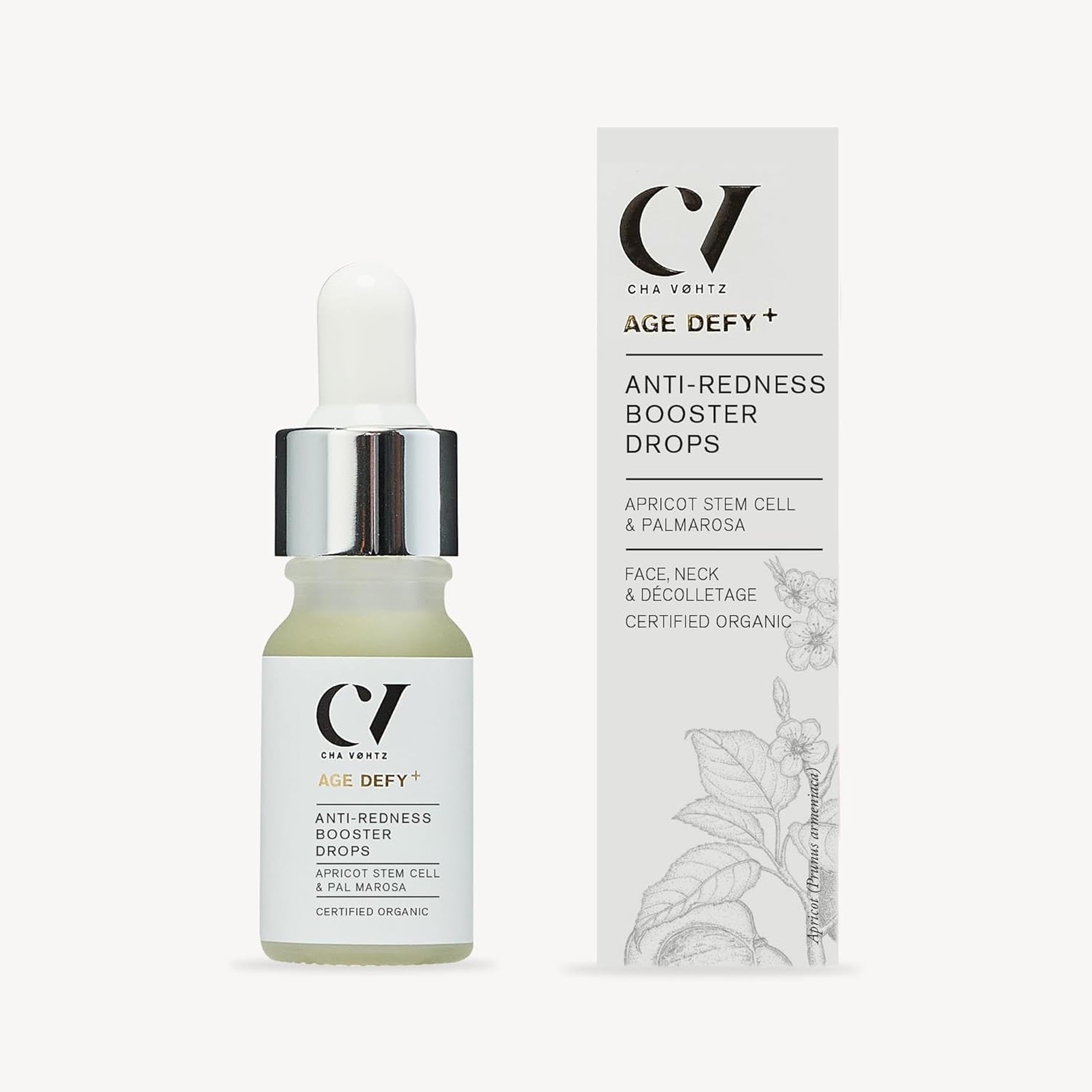 Green People Age Defy+ Soothing Anti-Redness Oil Serum, 10ml | Serum für Reife Haut, Gegen Rötungen, Parabenfrei und ohne Alkohol, Aprikosen- und Kamelienstammzellen, Vegan