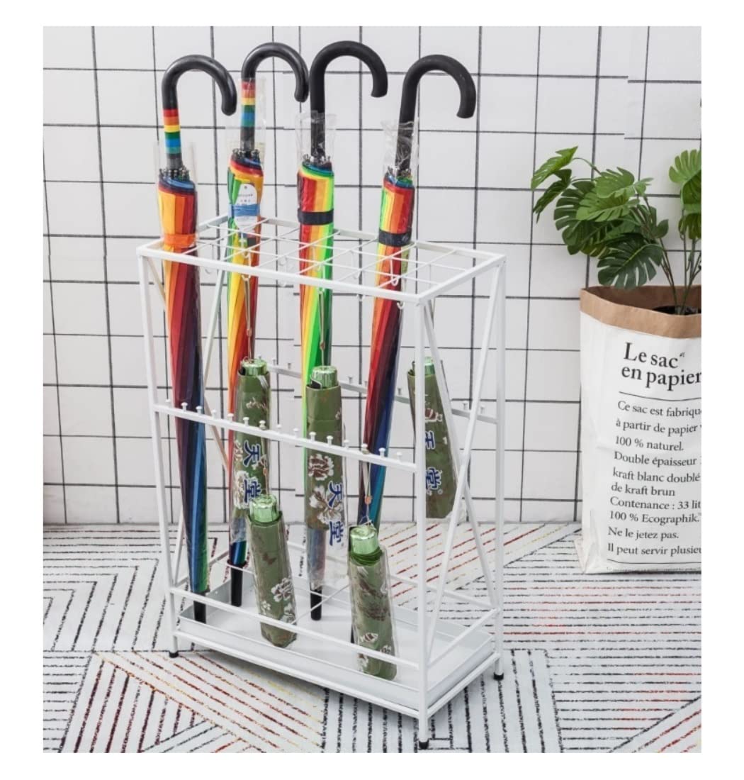 Porte-parapluie haute capacité en métal étanche pour garder les sols de l'hôtel secs
