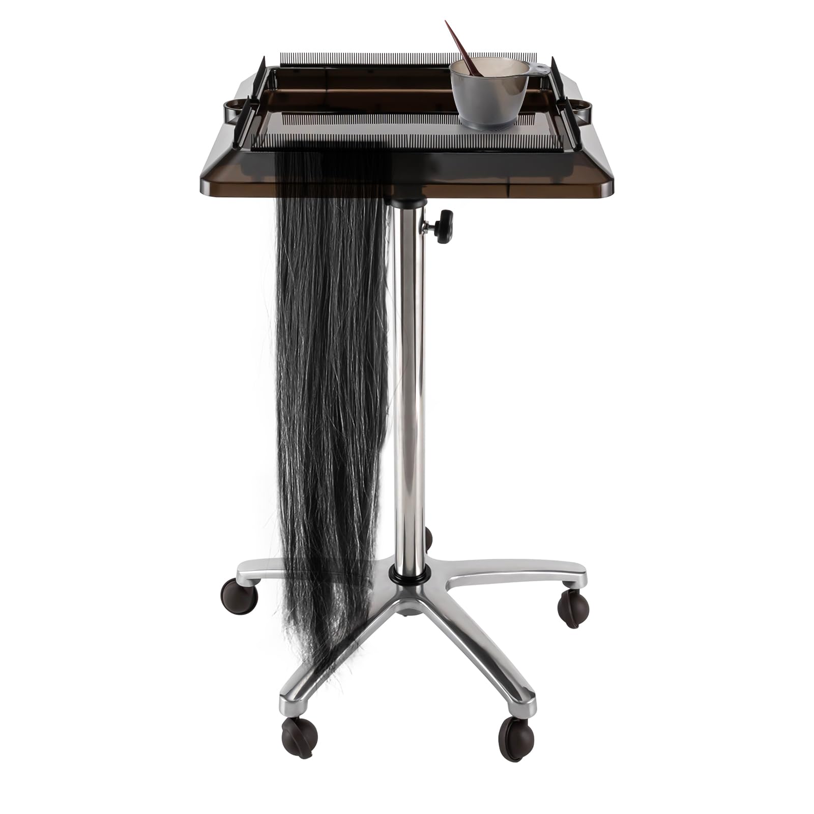Friseur-Trolley Höhenverstellbar mit Scrollrad Salon Trolley Wagen für Friseure