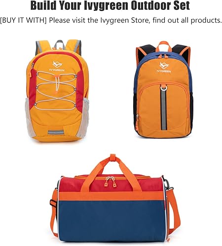 Miniatura 7 de Mochila de hidratación para niños, mochila de senderismo para niños o niñas con vejiga de agua de 1.5 L