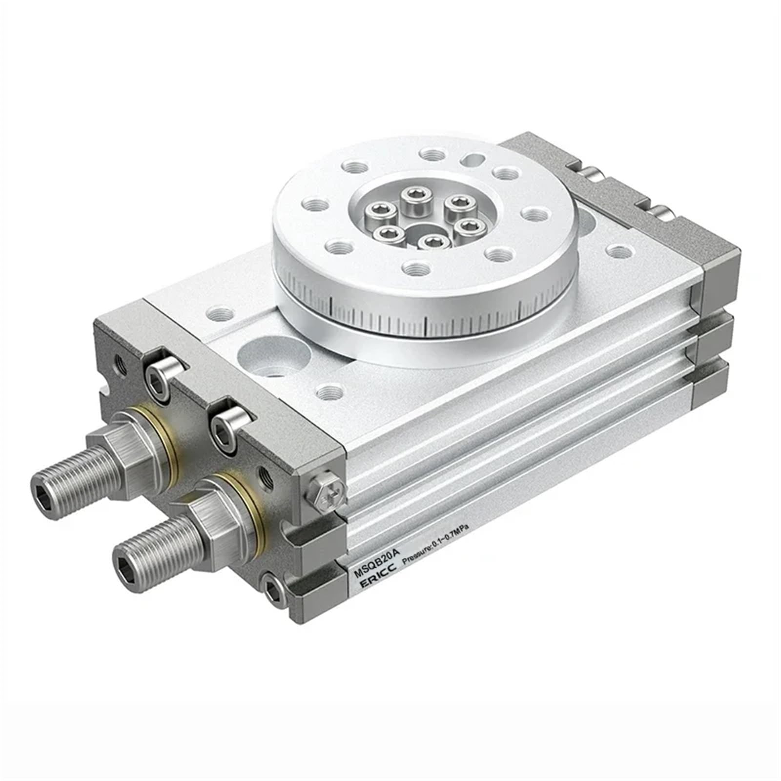 Vérin rotatif MSQB10R pneumatique réglable de 0 à 190 degrés pour automatisme