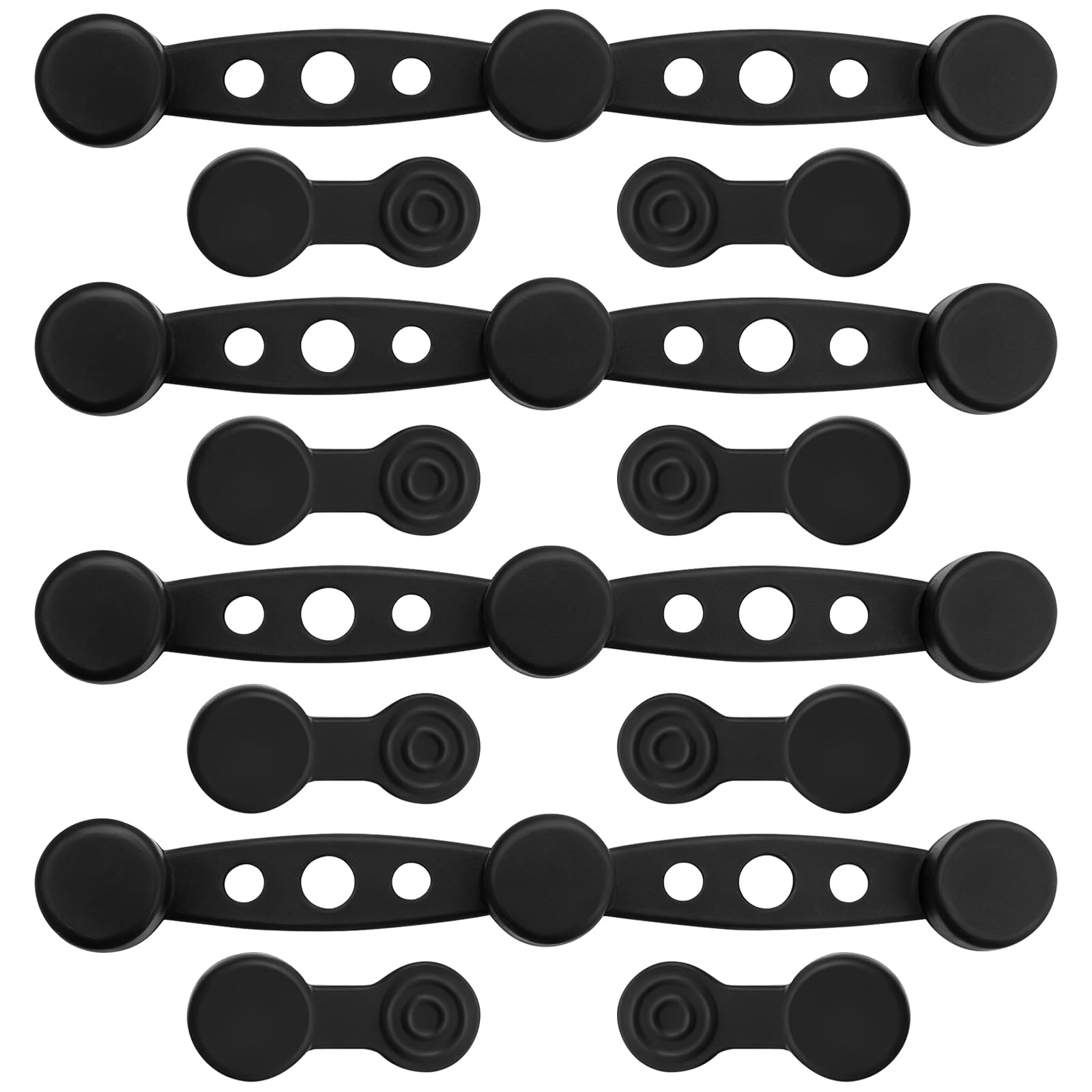 12 Stück Magnete für Airfryer Backpapier, Hochwertige Mini Silikon Magnete für Airfryer zum Fixieren, Kompakter Magnetische Silikonschnallen für Heißluftfritteusen Lebensmittelechtes Silikon