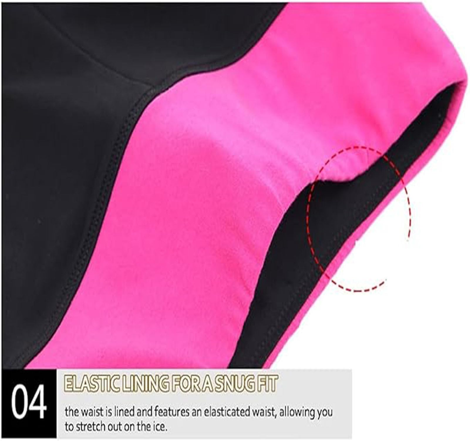 Pattinaggio Artistico Pantaloni Comodo Caldo Abbigliamento da Pantaloni da Allenamento Pantaloni da Skate Abbigliamento da Pattinaggio da Competizione