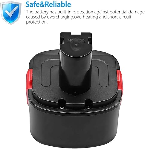 Miniatura 4 de Powerextra Paquete de 2 baterías de repuesto de 12 V 3000 mAh compatibles con pistolas de engrase Lincoln 12 V Ni-MH batería de respaldo reemplazar