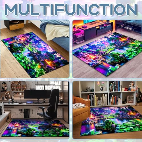 Tapete decorativo con diseño pixel para habitaciones infantiles miniatura 3