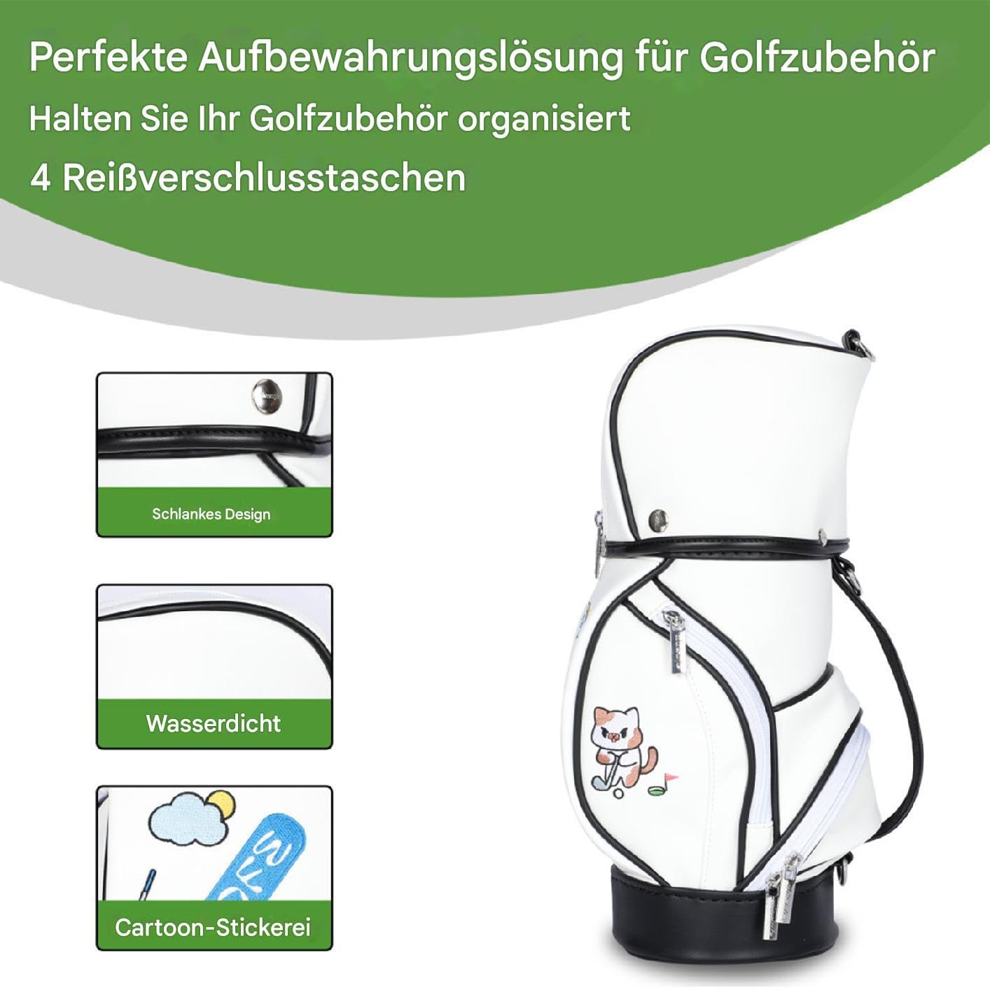 Golftasche Zur Aufbewahrung Leichter Und Rucksack Mit Mehreren Taschen | Aufbewahrungs-Rucksack Für Golfzubehör Für Frauen Enthusiasten Innen Außen Garten
