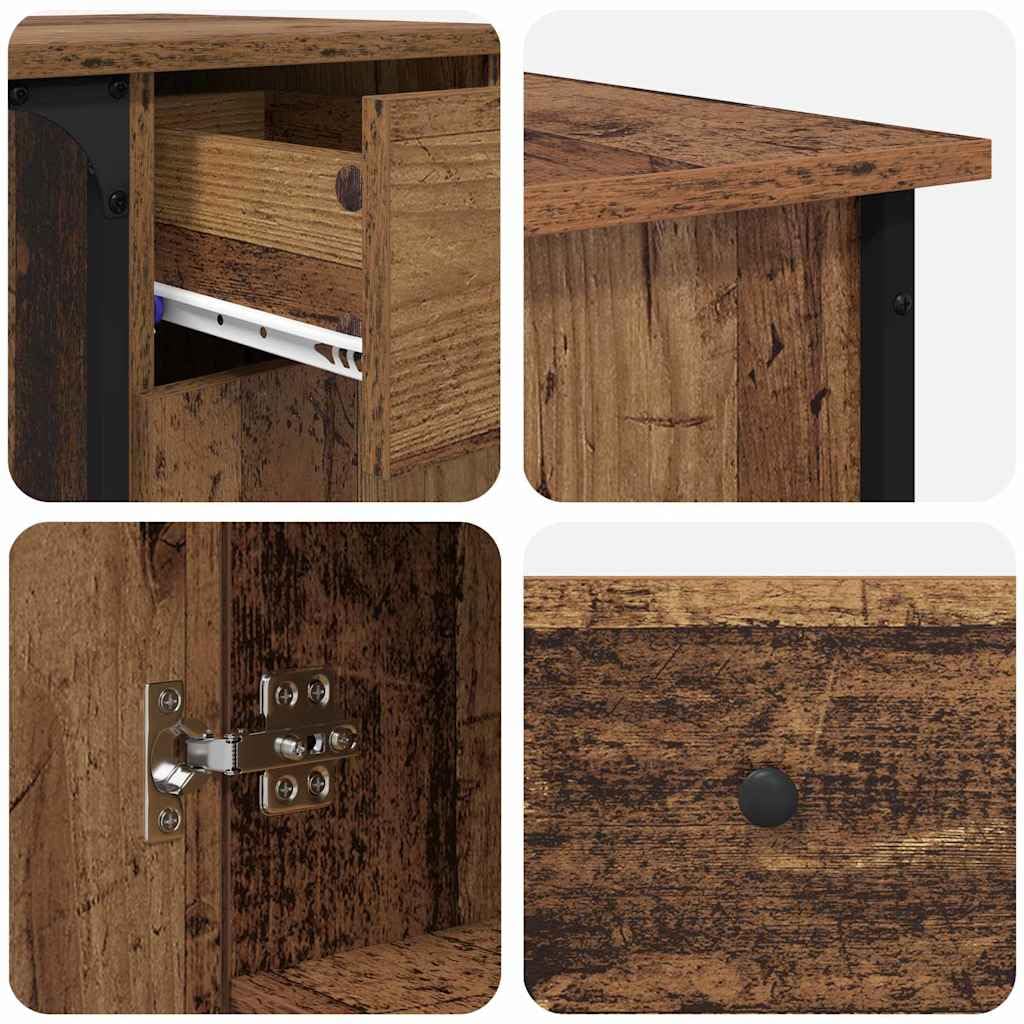 Scrivania Angolare Porta PC 141x141x75 cm in Legno Ingegnerizzato | Tavolo da studio angolare con ripiani integrati per riordinare l'ufficio. Struttura solida con gambe quadrate stabili.