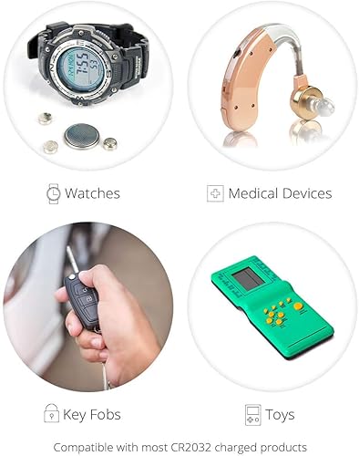 Miniatura 3 de EmazingLights Pilas CR2032 de litio de 3 voltios, batería de botón de 3 V (paquete de 20)