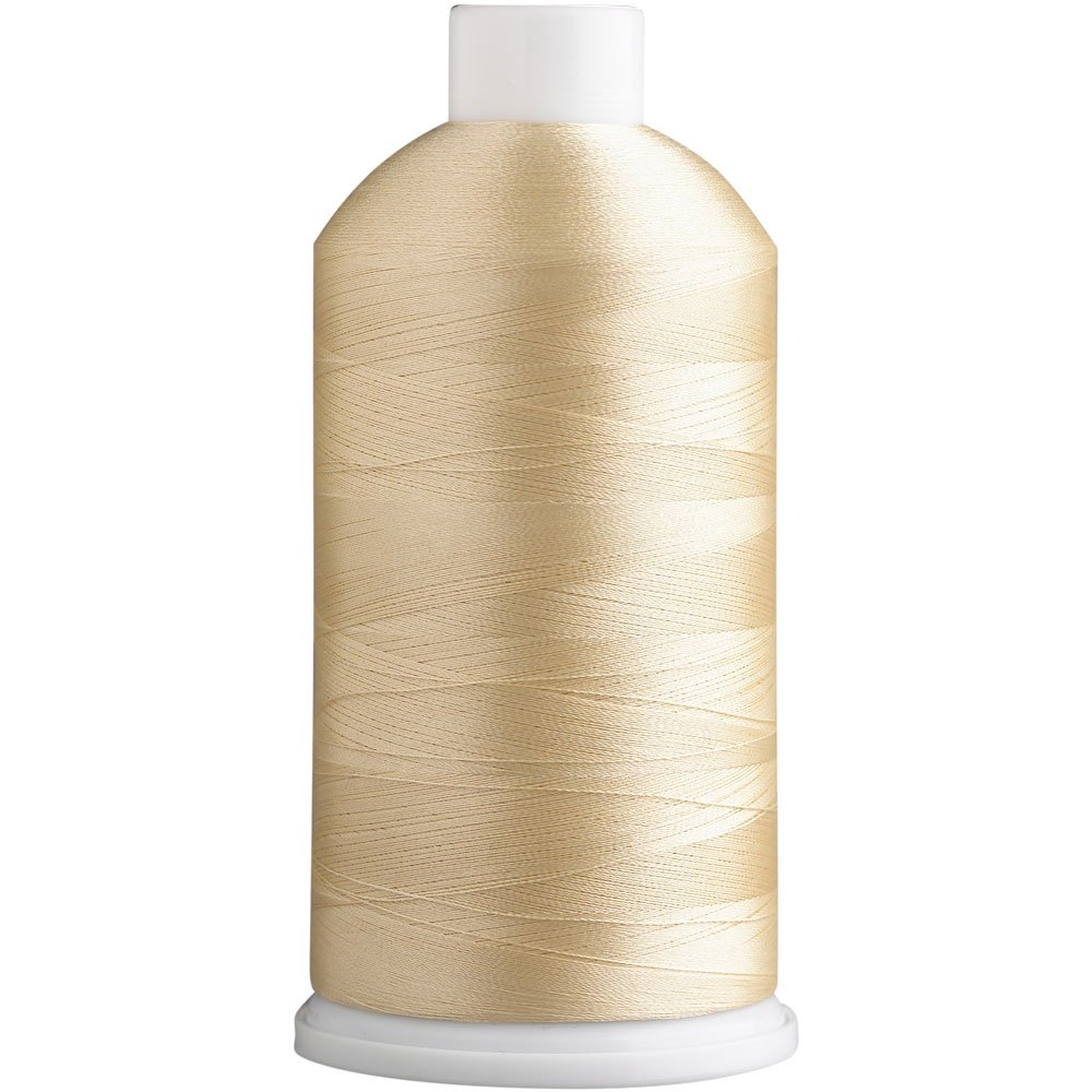 Superpunch SuperB Embroidery Thread 40wt, 5000 m Cone, Ivory 627