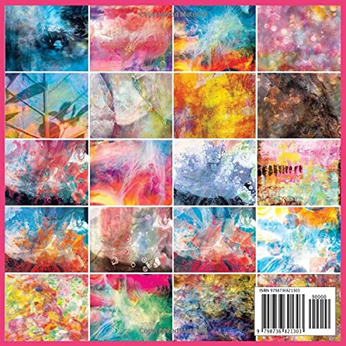 Abstract Collage Papers: 40 Unique Original Abstract Art Sheets For Journals, Scrapbooks & Mixed Media (Enchanted Series) - Image 2
