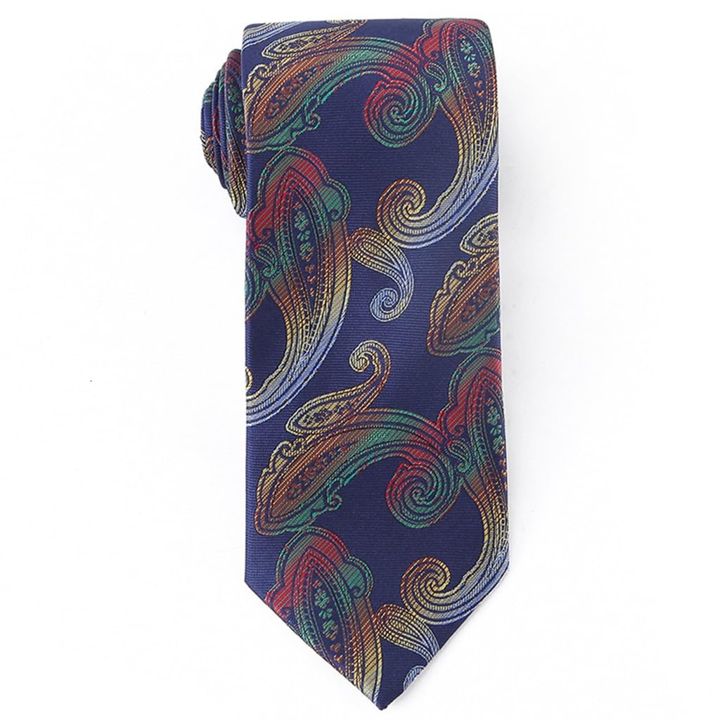 JFDBGU Boda Negocios Casual Inglés Anacardo Flor Corbata Formal Boda Corbata Hombres 7,5 CM Novio(Purple)