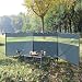 REDCAMP Windschutz für Camping, Heavy Duty Strand Sichtschutz mit Sichtfenster Stahlstangen Heringen Seilen, Outdoor Caravan Privacy Shield für Garten BBQ Picknick Lagerfeuer Holzkohlegrills, Grau