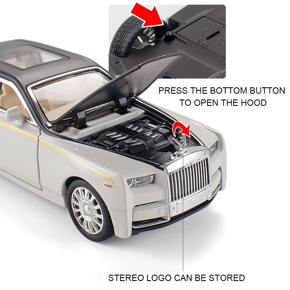 Amazon.com: Alloy Collectible Rolls-Royce Phantom Model Toy Car, 1