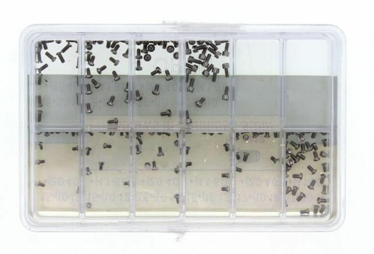 Ewatchparts 100 Watch Movement Flat Head Screw Assorted Compatible With Miyota Seiko Omega Tag Citizen