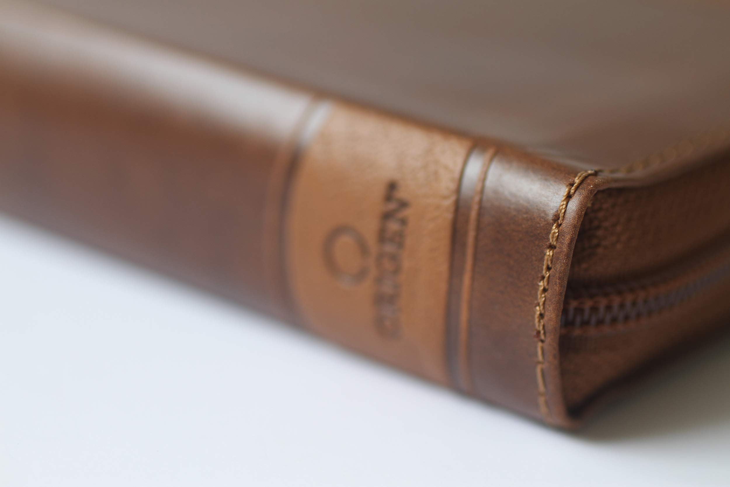 Biblia Reina Valera 1960 Tamaño grande, letra grande piel canela con cremallera / Spanish Holy Bible RVR 1960. Large Size Large Print Brown Leather ... Cremallera, con Imágenes De Tierra Santa