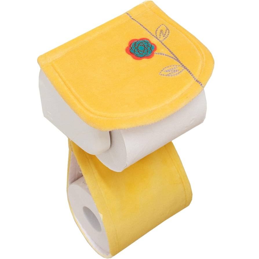 Amazon｜金運の黄色い エトフ 北欧 トイレマット セット 4点