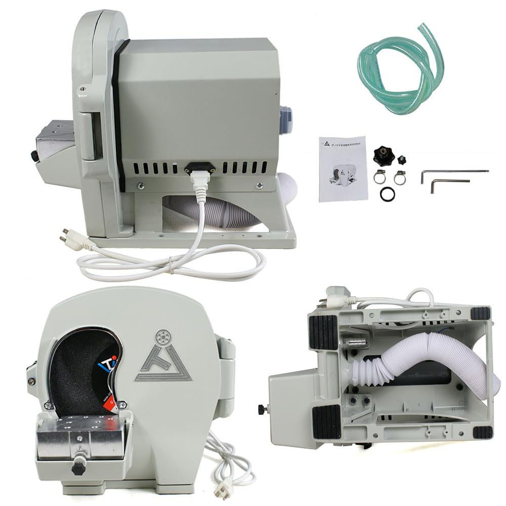 500 W odontología modelo húmedo recortadora 2800 rev/min - yeso abrasivo amoladora trimapadora yeso alisado discos abrasivos equipos para laboratorios dentales 44 × 35 × 35 cm