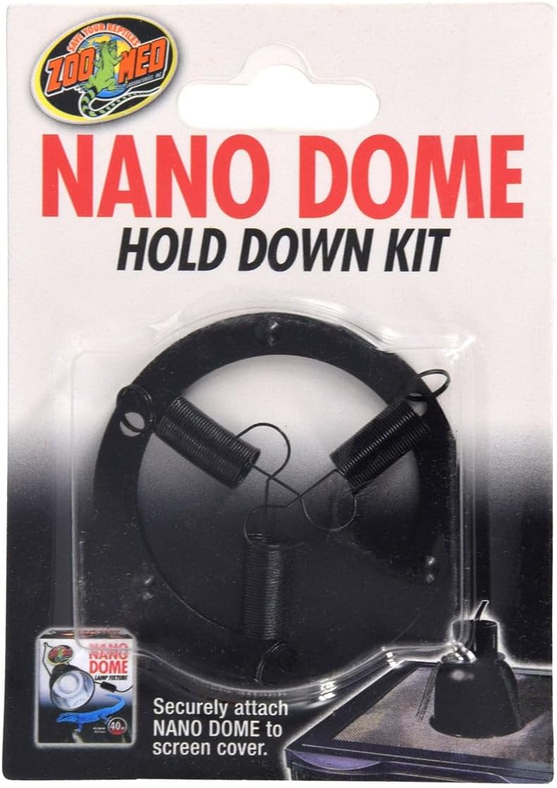 Zoo Med Hold Down Kit for Nano Dome,black