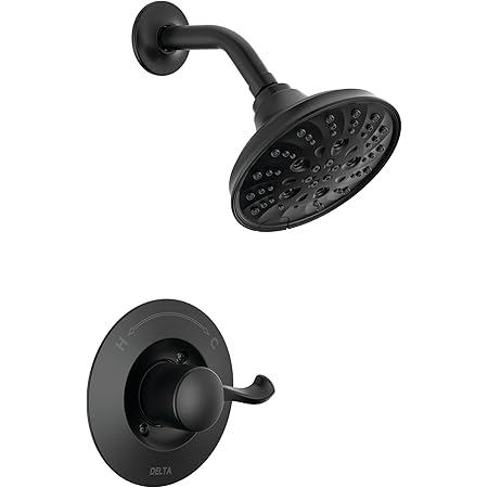 Amazon.com: Delta Faucet Woodhurst 14 Series Matte Black Shower Faucet ...