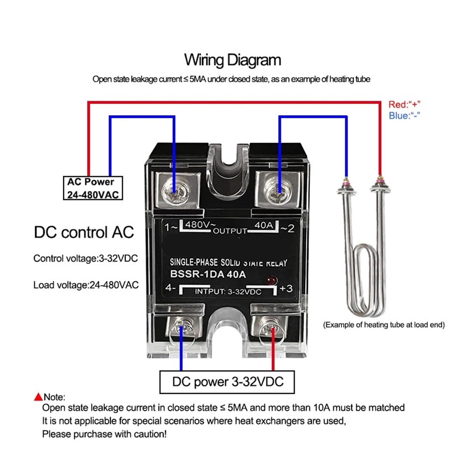 relè a stato solido Relè a stato solido CA con controllo CC SSR monofase(DC control DC,150A)