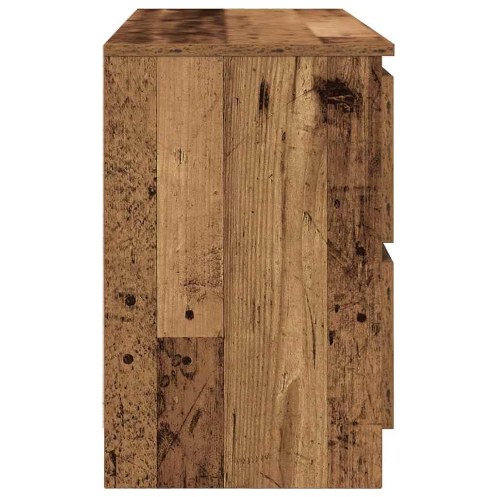 vidaXL Mueble de TV de Madera Antigua 100x35x54 cm Madera ingeniería