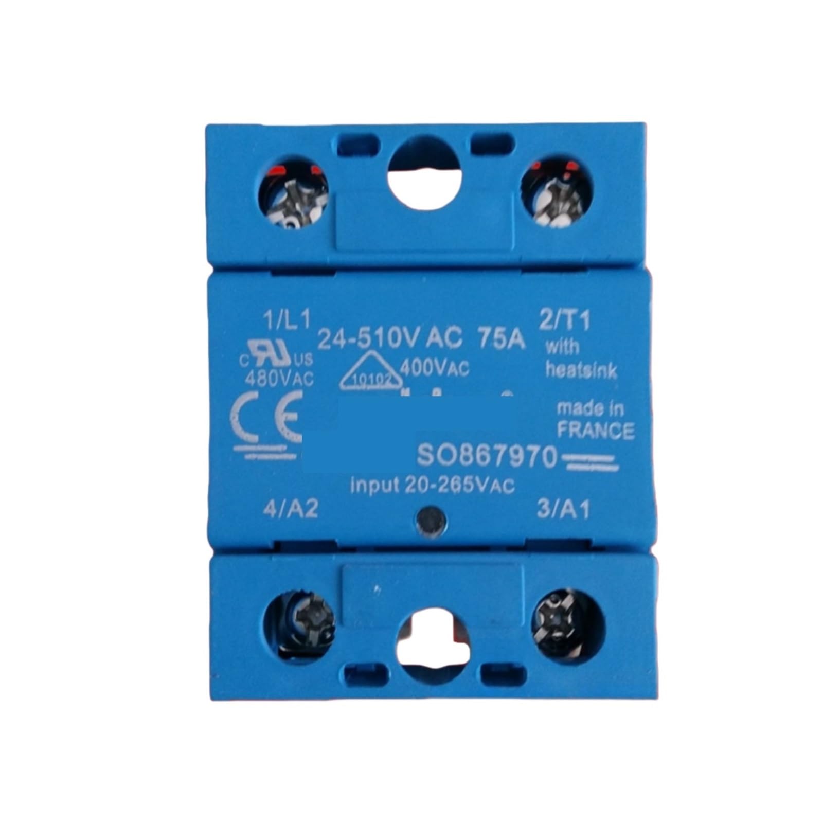 SSR Relais Statique 75A SO867970 Commutateur Électronique Haute Puissance