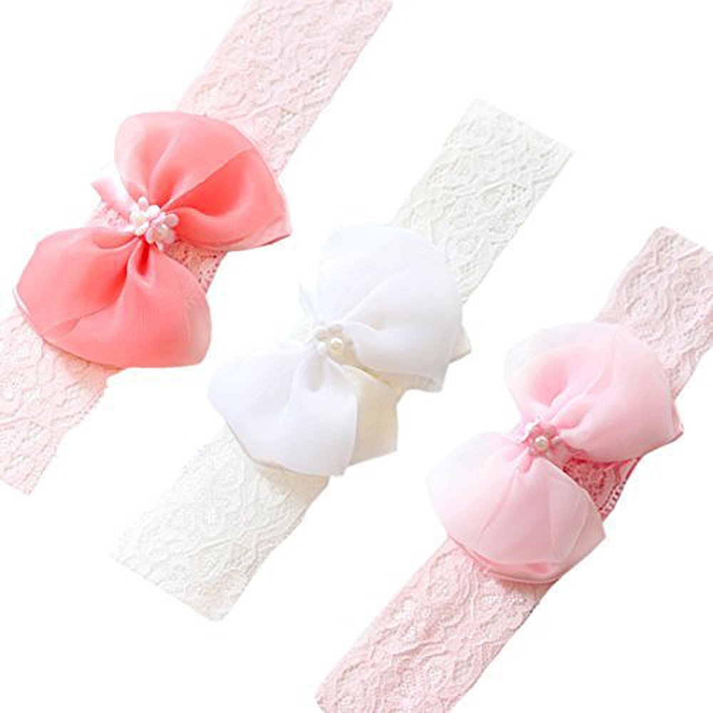 Lovely Baby Girls Flower Headbands Photography Props Headband Accessories Multicoloured