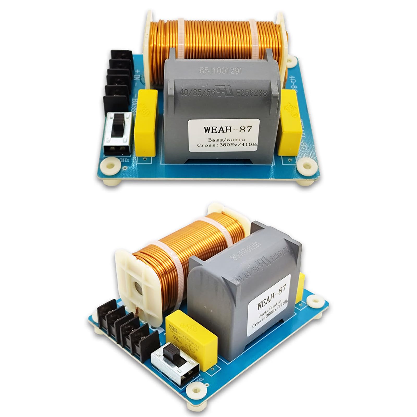 QHHVAIT 1200W Bass Speaker 410Hz Subwoofer Frequency Divider HiFi Stereo DIY Woofer Crossover Filter Loudspeaker Accesories